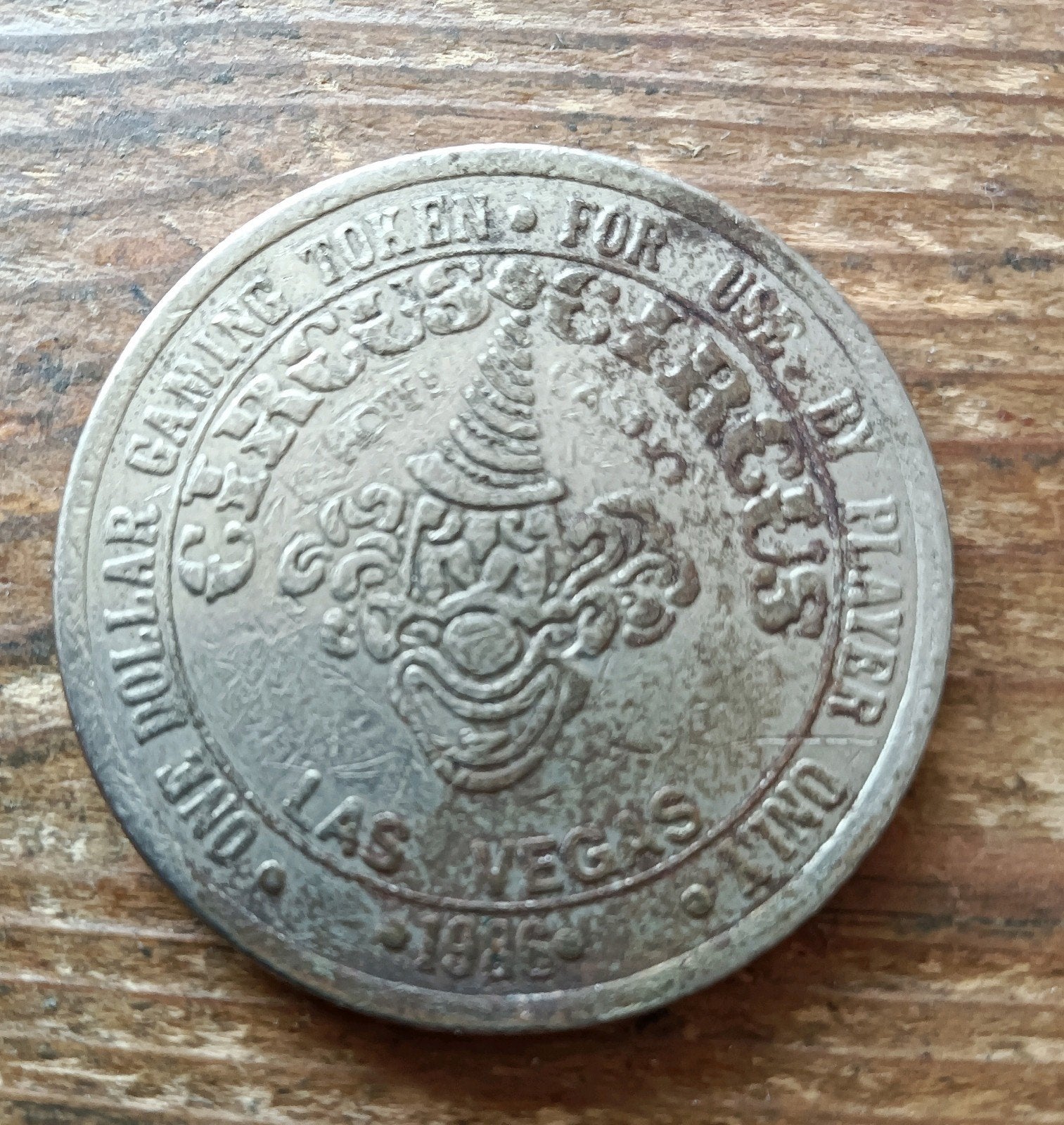 USA Vintage Circus Circus Las Vegas casino Dollar clown, Ophalen of Verzenden, Overige materialen, Buitenland