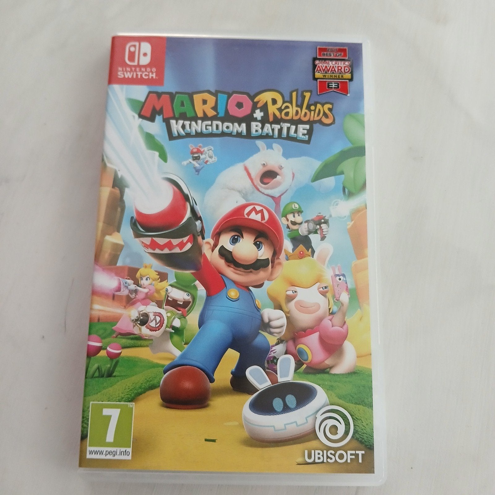 Mario plus rabbids kingdom battle, 2 spelers, Zo goed als nieuw, Vanaf 7 jaar, Ophalen