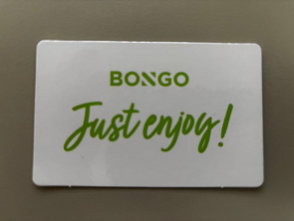 Bongo Cadeaubon 50,-, Eén persoon, Cadeaubon, Overige typen