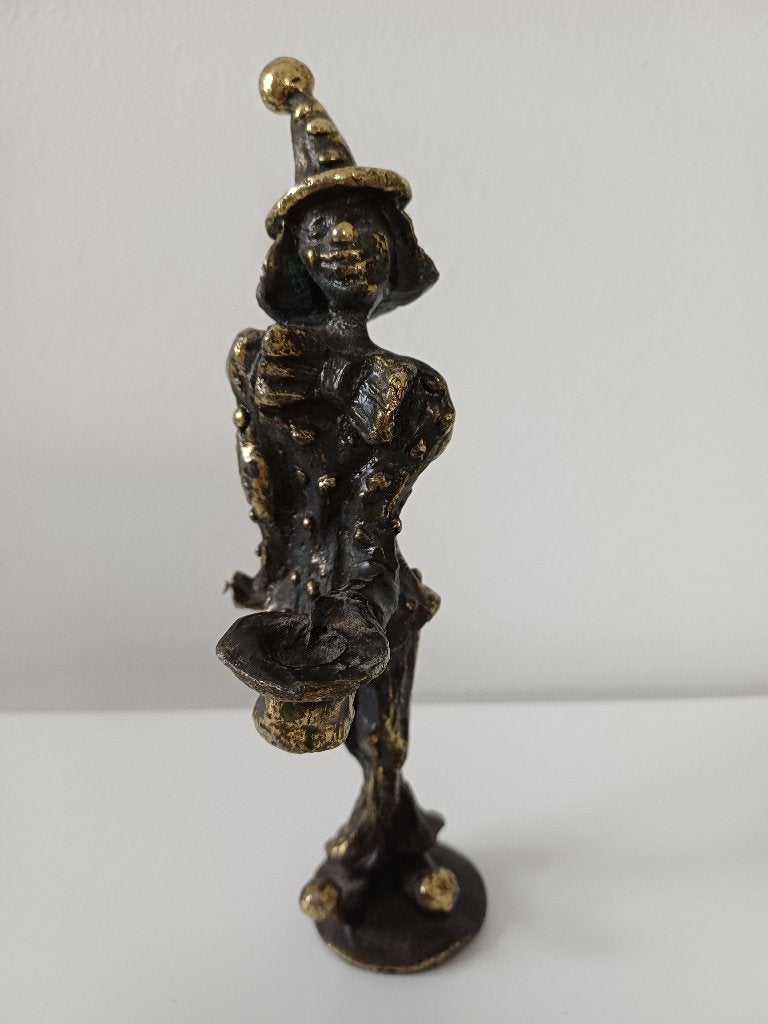Corry Ammerlaan bronzen beeldje CliniClown, Ophalen of Verzenden