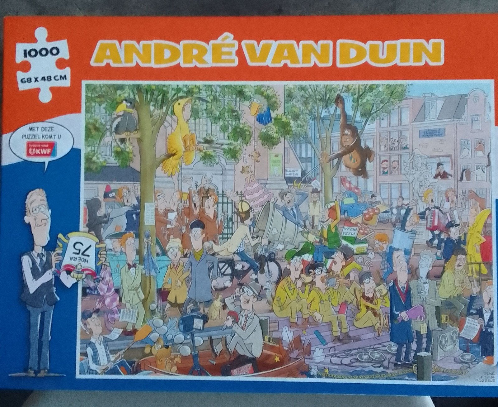Puzzel André van Duin, Ophalen, 500 t/m 1500 stukjes, Zo goed als nieuw