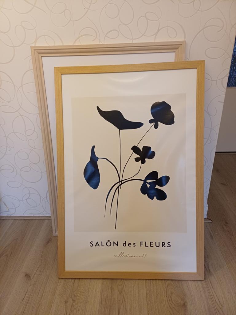 2 fotolijsten 60x90 cm ZONDER GLAS, Huis en Inrichting, Woonaccessoires | Lijsten, Ophalen, 50 tot 75 cm, Nieuw, 75 tot 100 cm