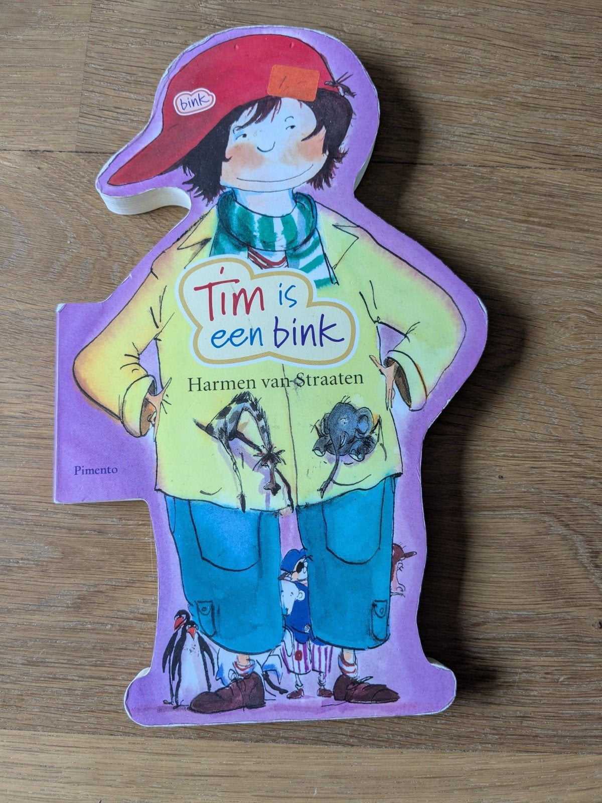 Tim is een bink - Harmen van Straaten (Prentenboek), Boeken, Ophalen of Verzenden, Zo goed als nieuw, Harmen van Straaten, Prentenboek