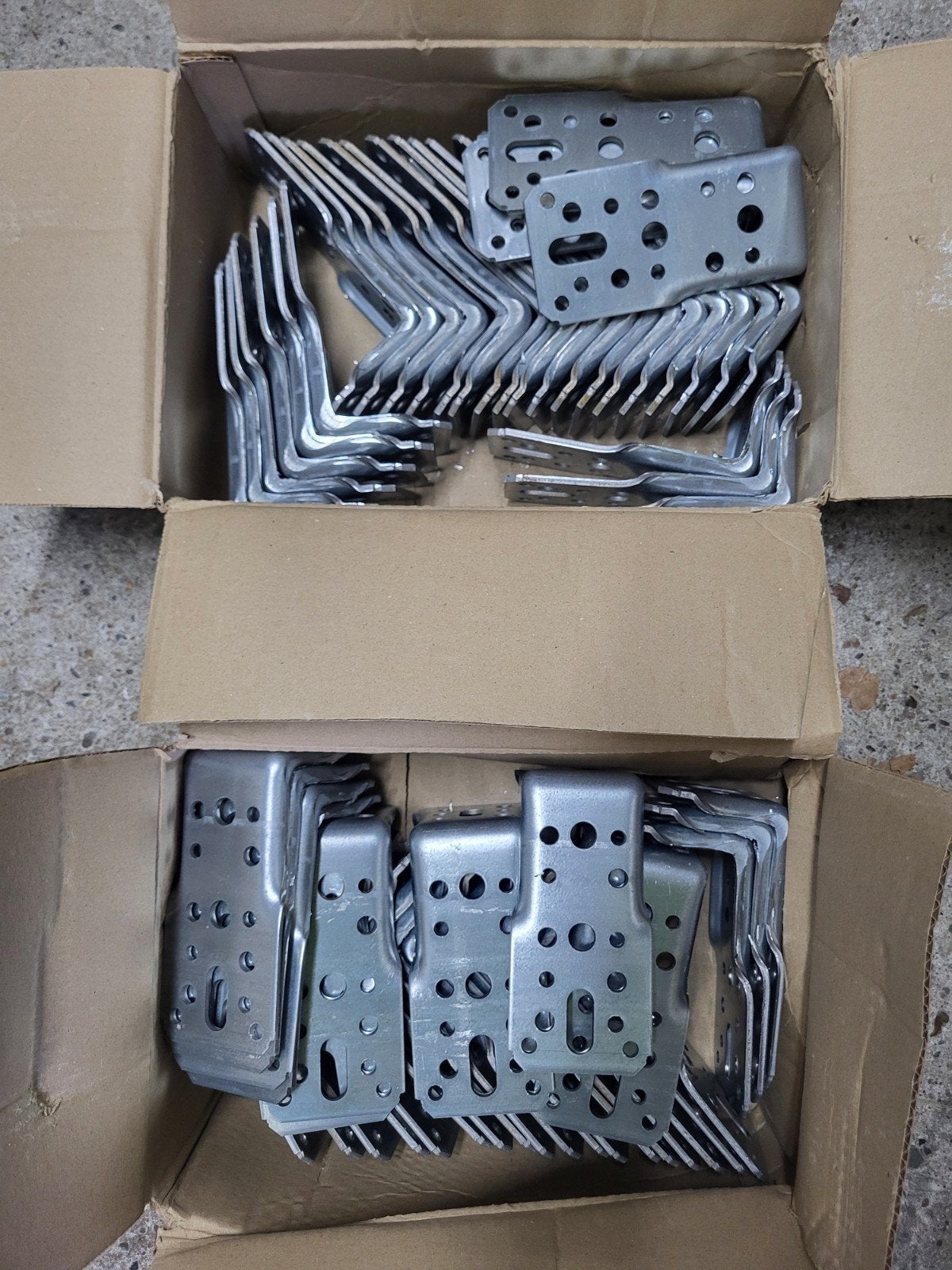 GB XL Hoeken Hoekanker verzinkt 75X150 - 72X4 MM 60 stuks, Ophalen of Verzenden, Nieuw, Overige typen