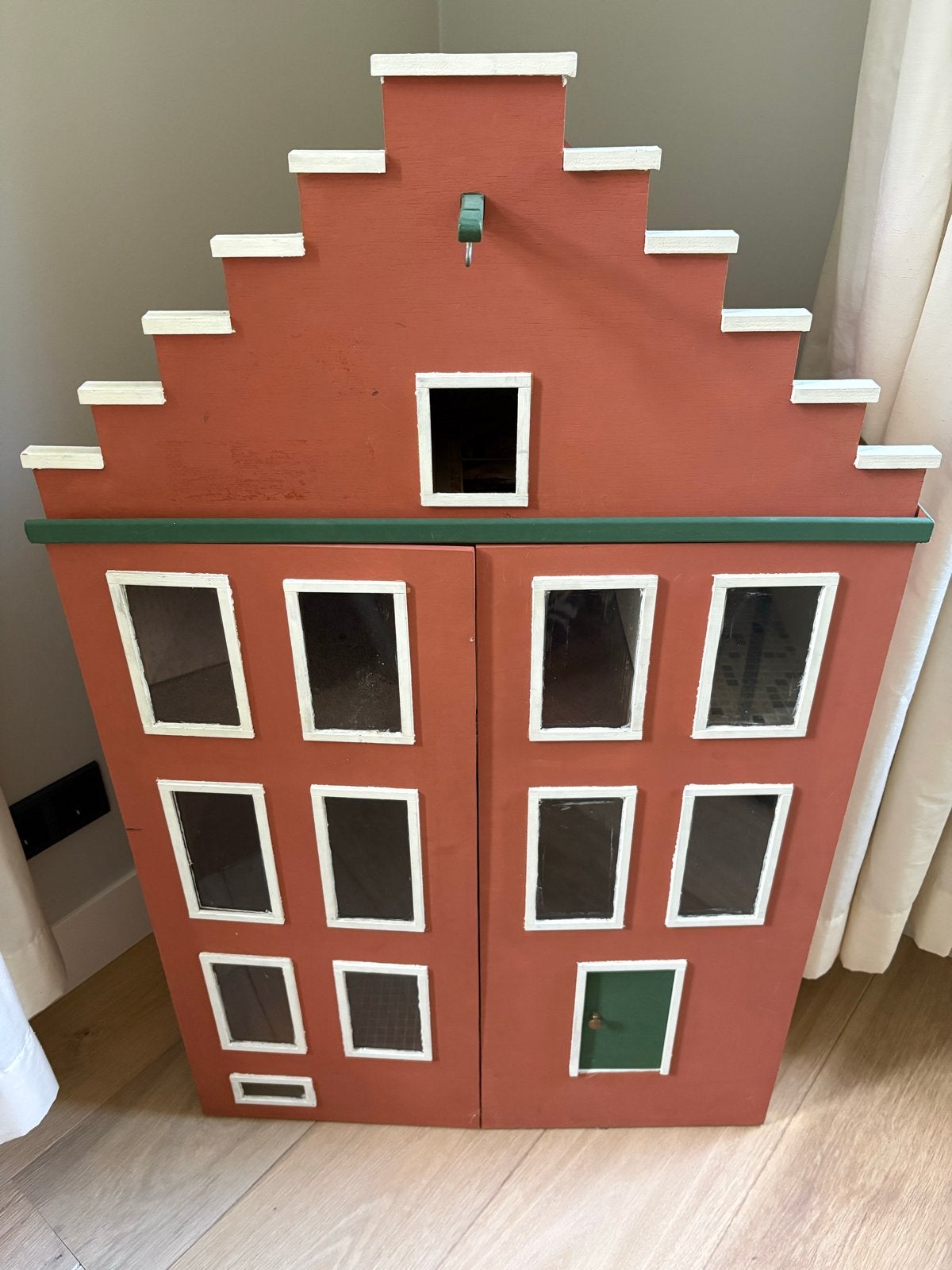 Uniek Poppenhuis Grachtenpand - Handgemaakt, Ophalen, Gebruikt, Poppenhuis