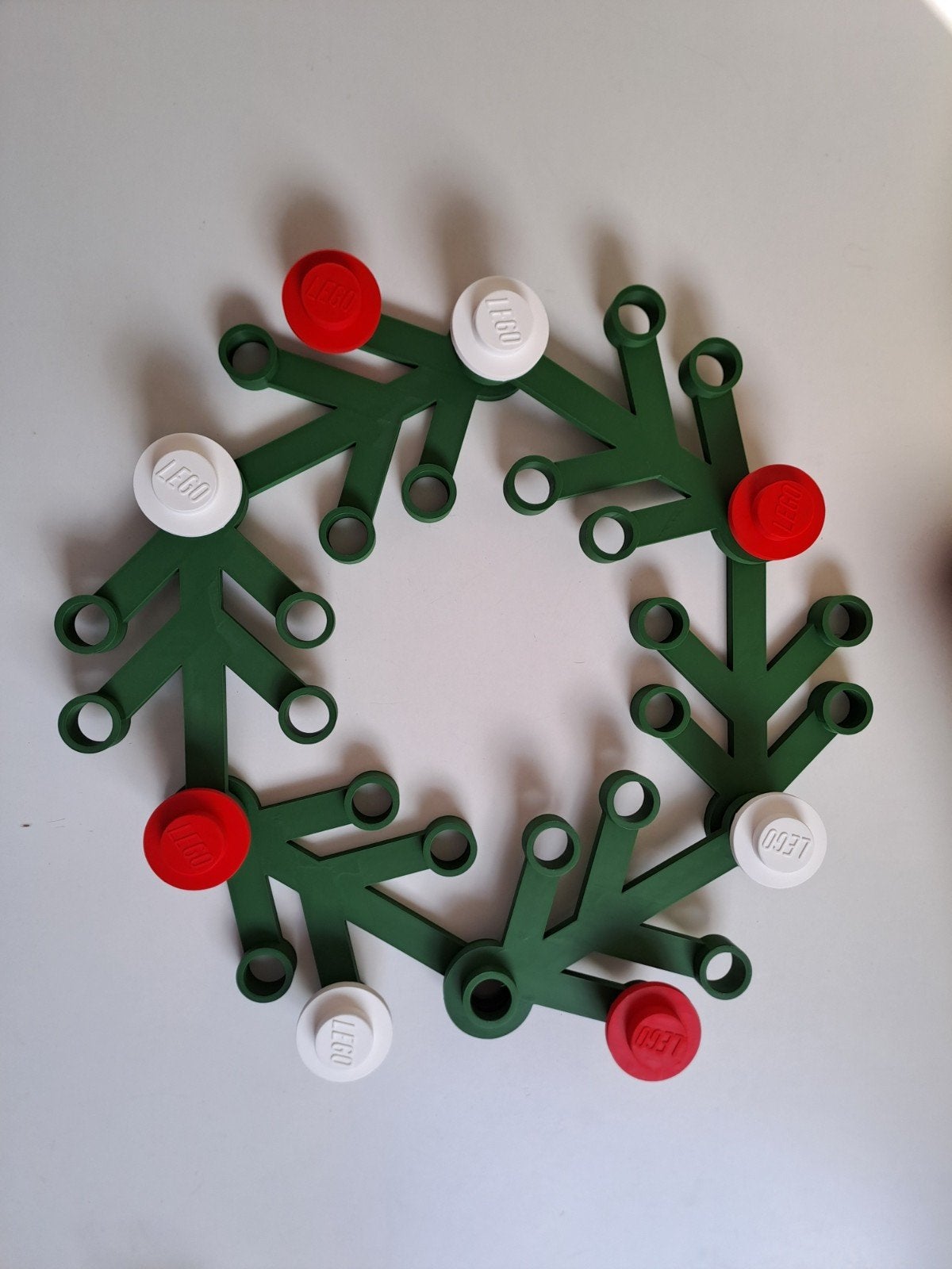 Kerstkrans van XL Lego blokken, Ophalen of Verzenden, Nieuw