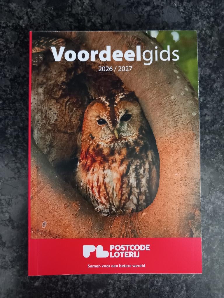 Postcodeloterij Voordeelgids 2026/2027 spiksplinternieuw!!!, Tickets en Kaartjes, Drie personen of meer, Kortingsbon, Overige typen