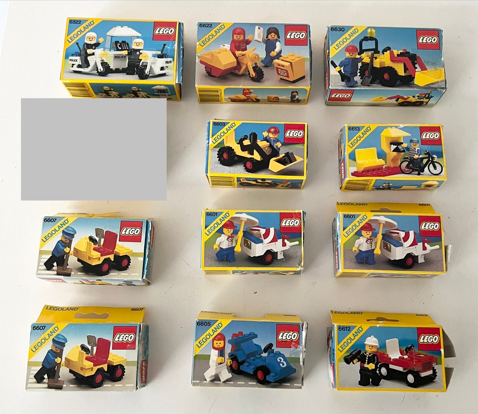 Legoland 11 sets met doos en instructie, Gebruikt, Compleet, Lego, Ophalen of Verzenden