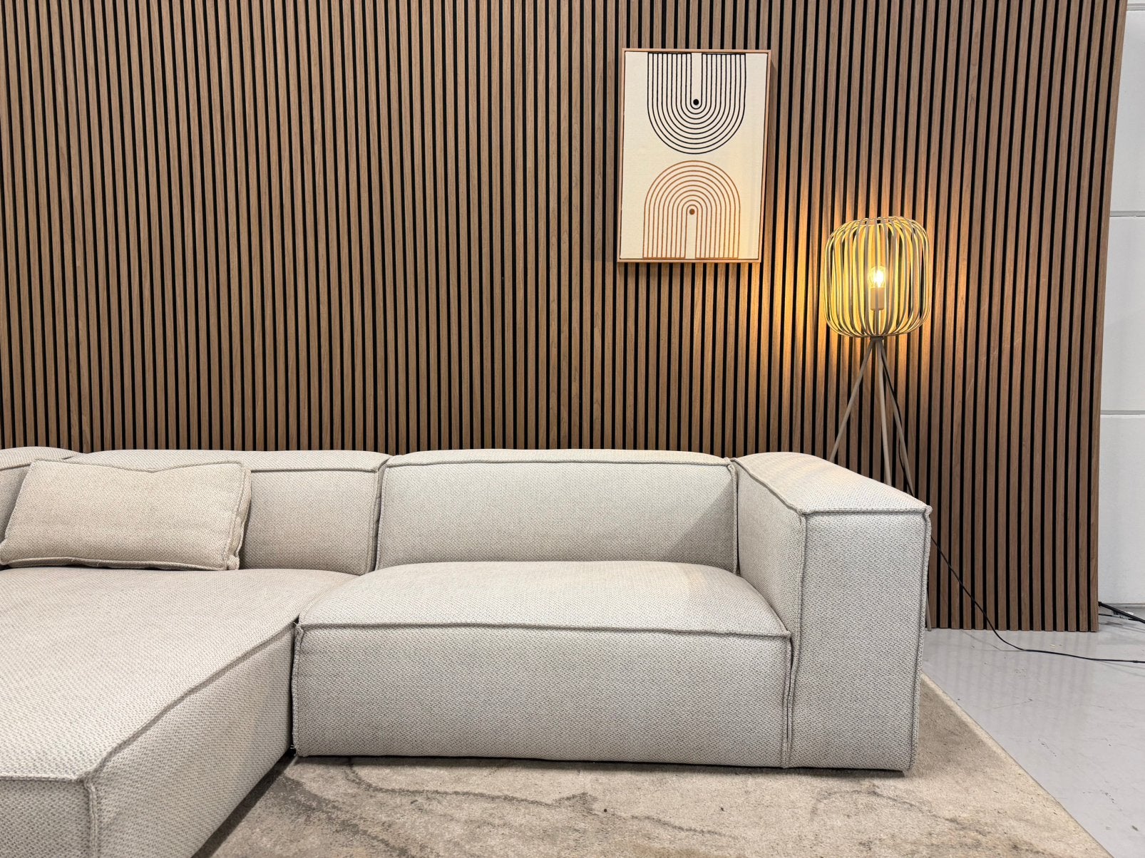 Fest Dunbar - Hoekbank - Beige - Zeer Nette Staat, Huis en Inrichting, Ophalen of Verzenden, Zo goed als nieuw, 150 cm of meer
