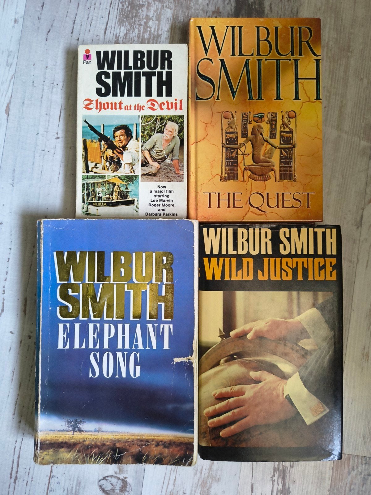 Wilbur Smith Boeken Collectie - 4 Engelse Edities, Ophalen of Verzenden, Gelezen, Wilbur Smith, Europa overig