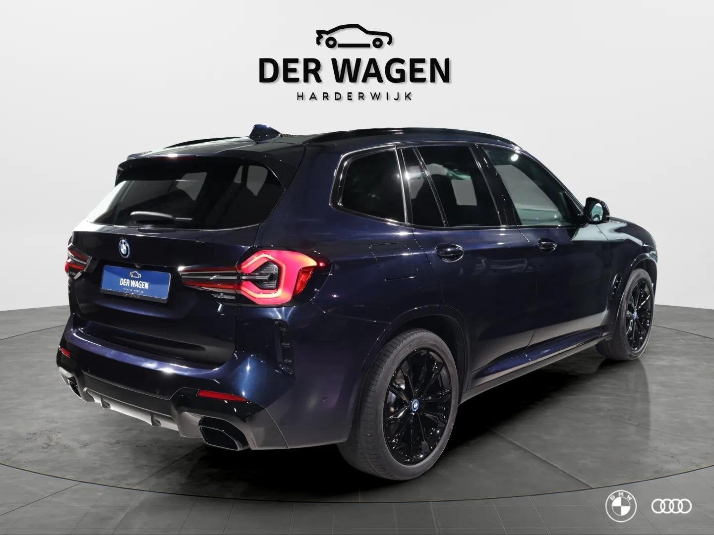 BMW X3 xDrive30e M-Sport PLUS / BLACK PACK / SCHAAL STOELEN, Auto's, Automaat, 1998 cc, Zwart, Bedrijf