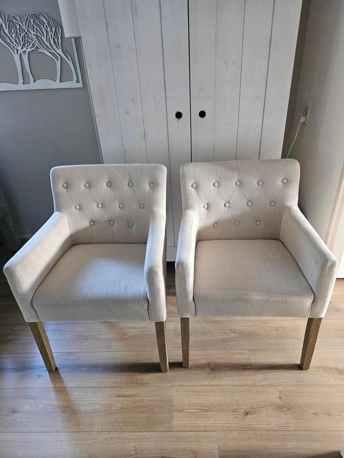 4 Richmond eetkamerstoelen., Ophalen, Hout, Gebruikt, Overige kleuren