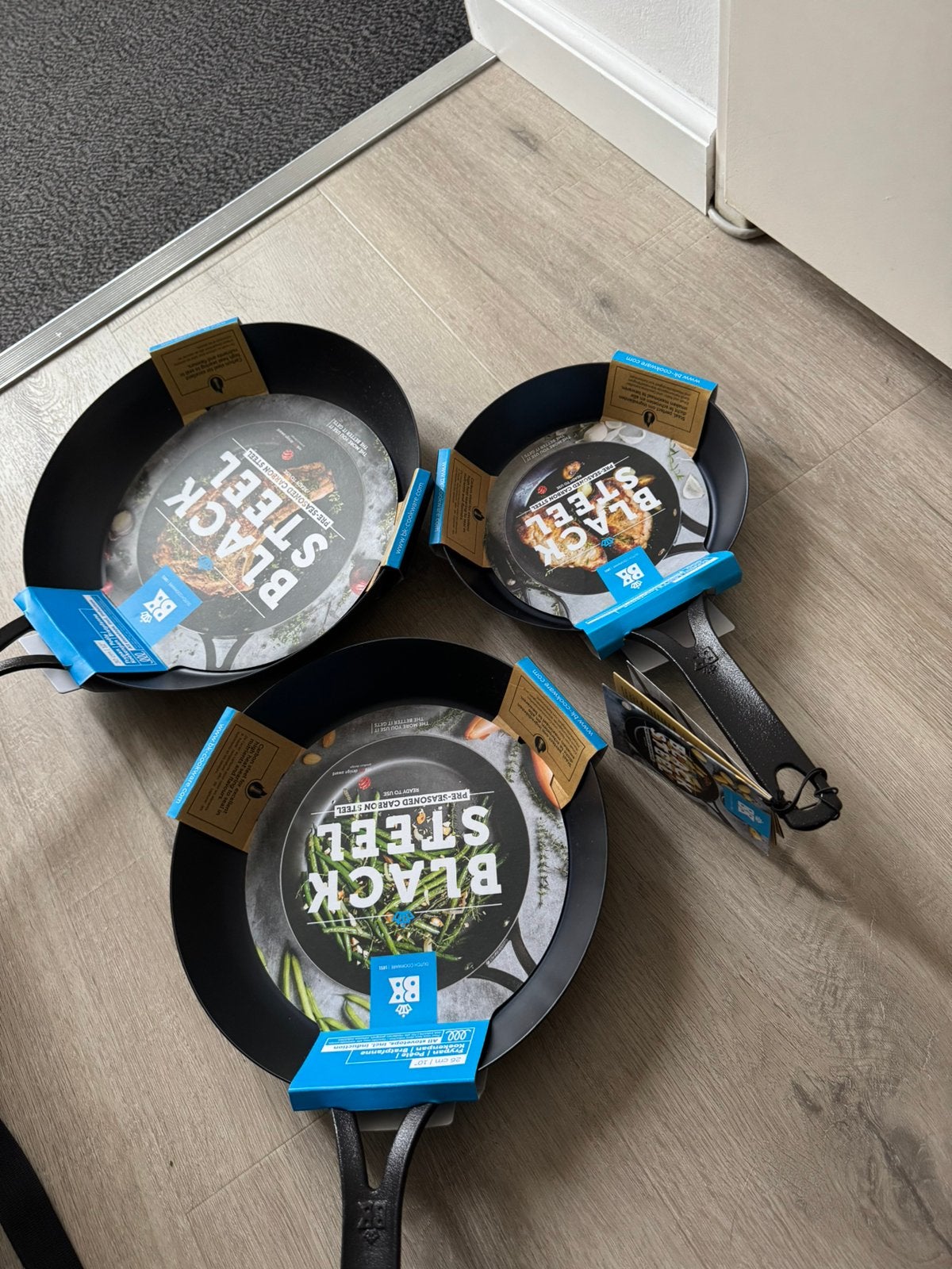 NIEUW Pannenset BK, Ophalen, Gietijzer, BK, Nieuw