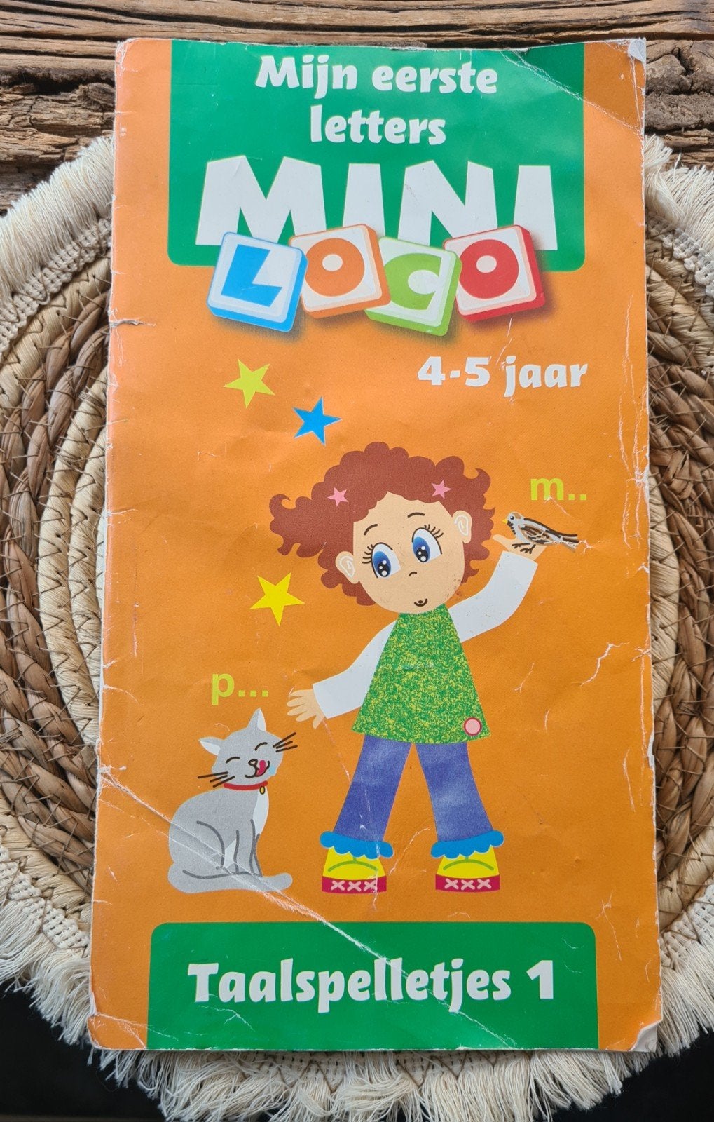 Mini Loco Mijn eerste letters - Taalspelletjes 1 (4-5 jaar), Ophalen of Verzenden, Gelezen, Noordhoff Uitgevers, 3 tot 4 jaar