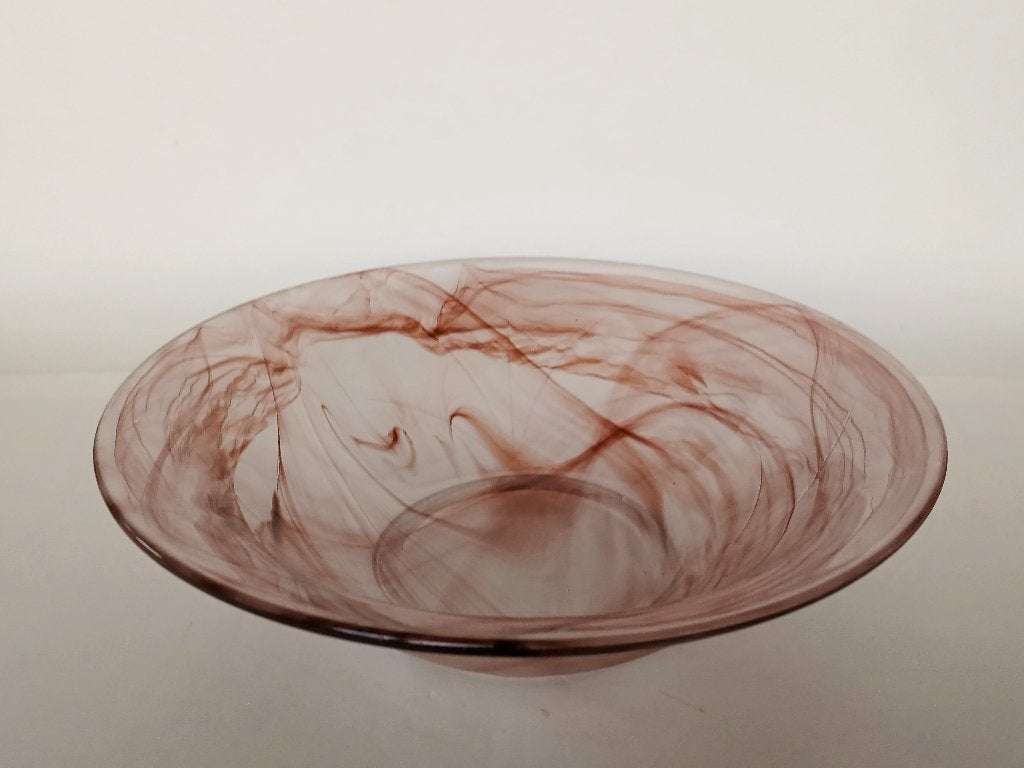 Schaal Walther & Söhne Oralit Cloudglass Art Deco, Antiek en Kunst, Antiek | Glas en Kristal, Ophalen of Verzenden