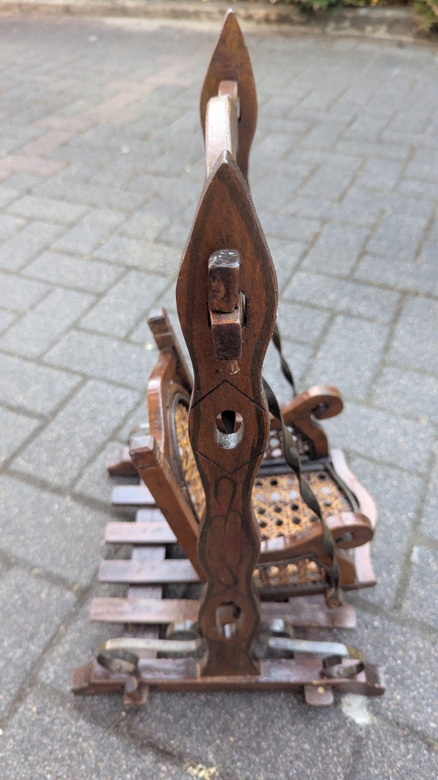 Antieke houten schommel poppen, Antiek en Kunst, Ophalen