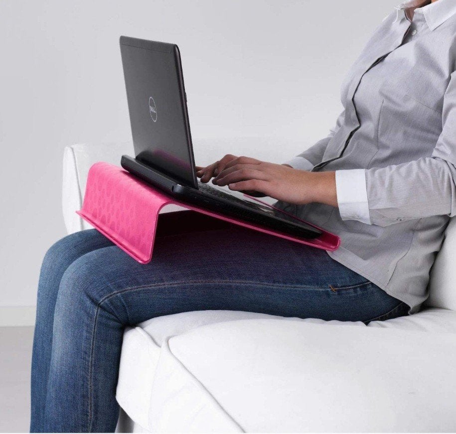 IKEA BRÄDA laptop ondersteuning roze, Ophalen of Verzenden, Gebruikt, IKEA