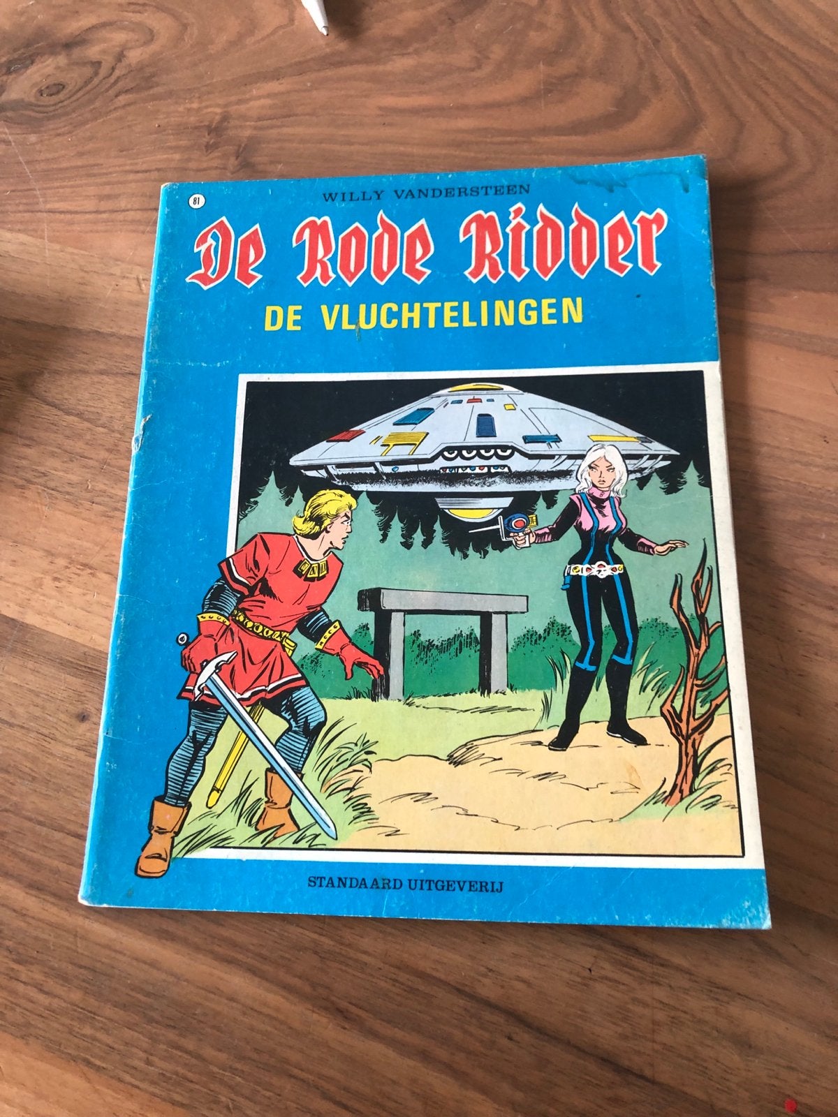 De Rode Ridder - De Vluchtelingen (Willy Vandersteen), Eén stripboek, Ophalen of Verzenden, Gelezen