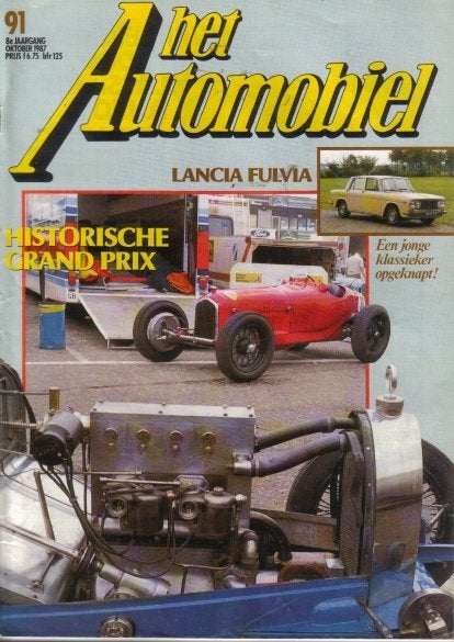 Automobiel 91 1987 : Lancia Fulvia - Mercedes Benz 230 SL, Ophalen of Verzenden, Gelezen, Algemeen