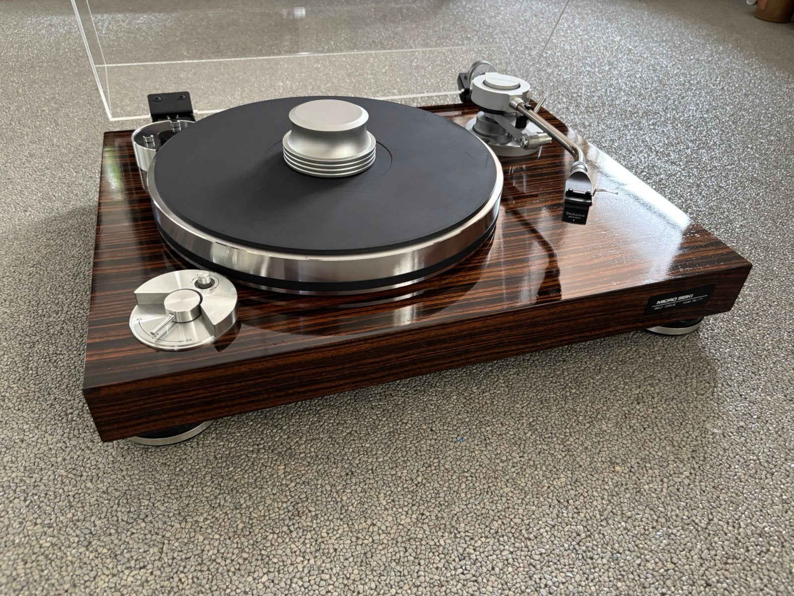 Micro Seiki BL-71 snaaraangedreven high end draaitafel, Ophalen of Verzenden, Zo goed als nieuw, Overige merken