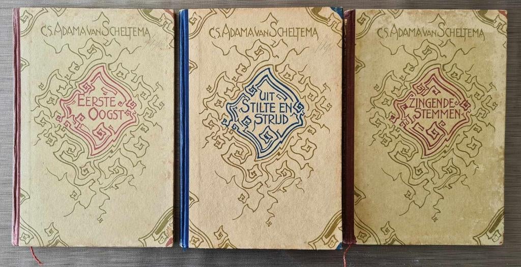 3 x Adama van Scheltema- Eerste Oogst+ Zingende stemmen+, Ophalen of Verzenden, Gelezen, Eén auteur