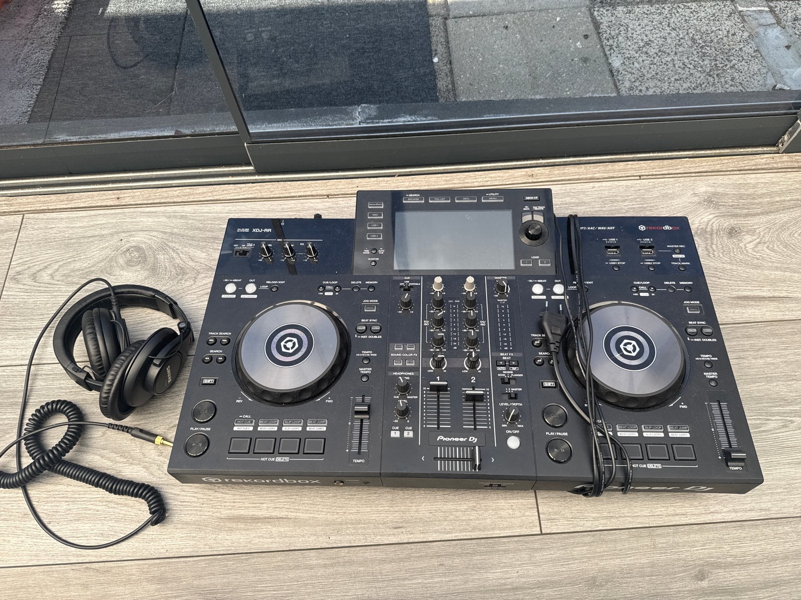 Pioneer DJ XDJ-RR DJ-set met Shure SRH440 hoofdtelefoon, Ophalen of Verzenden, Zo goed als nieuw, Dj-set, Pioneer