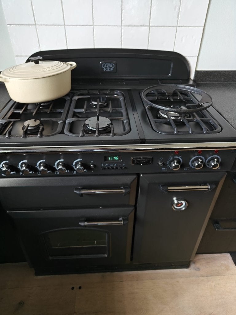 Gasfornuis Falcon Classic 90, Witgoed en Apparatuur, Ophalen, Gebruikt, 60 cm of meer, Grill