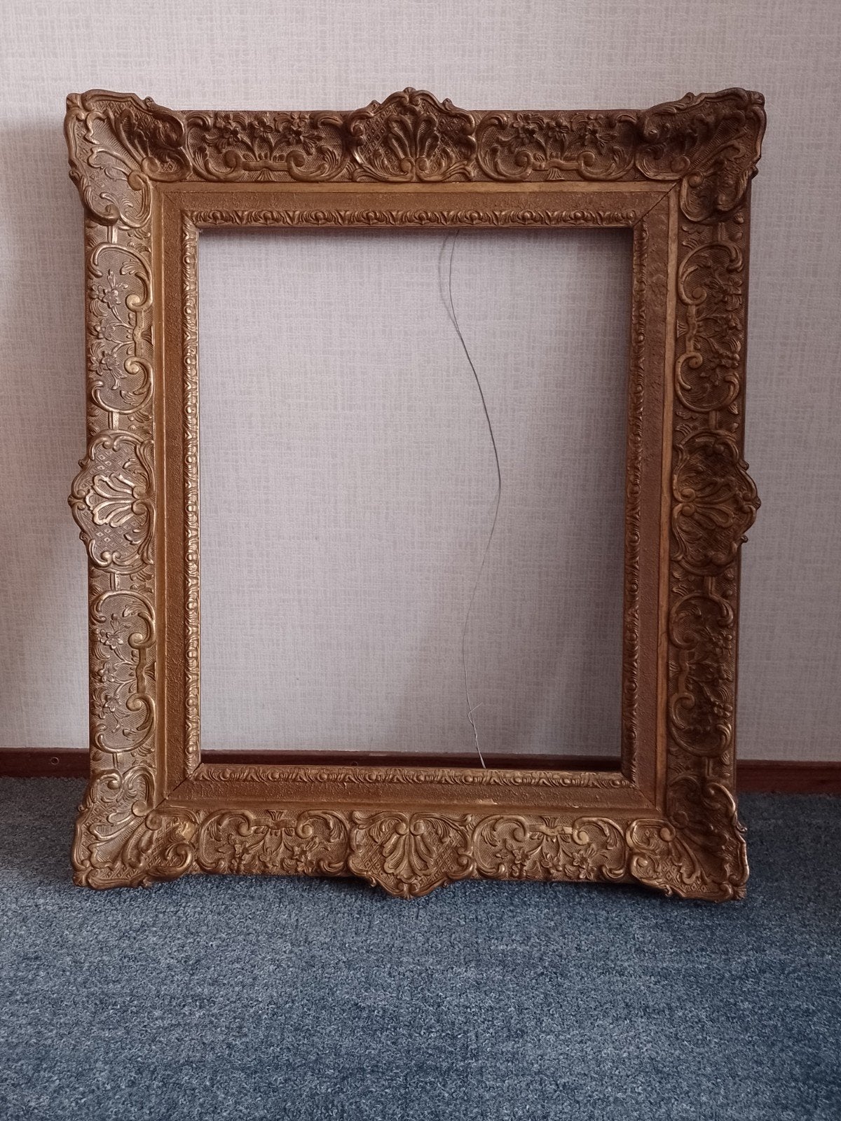 Antieke Schilderijlijst - Barok Stijl, Ophalen, Gebruikt, Schilderijlijst, Goud