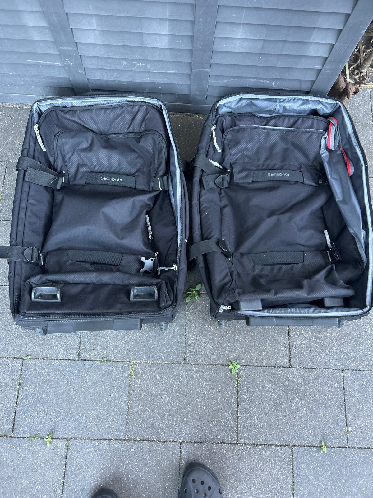 Samsonite Sonora Duffle Wheels 68/25 Zwart - 2 stuks, Wieltjes, 40 tot 60 cm, 30 cm of meer, Zwart