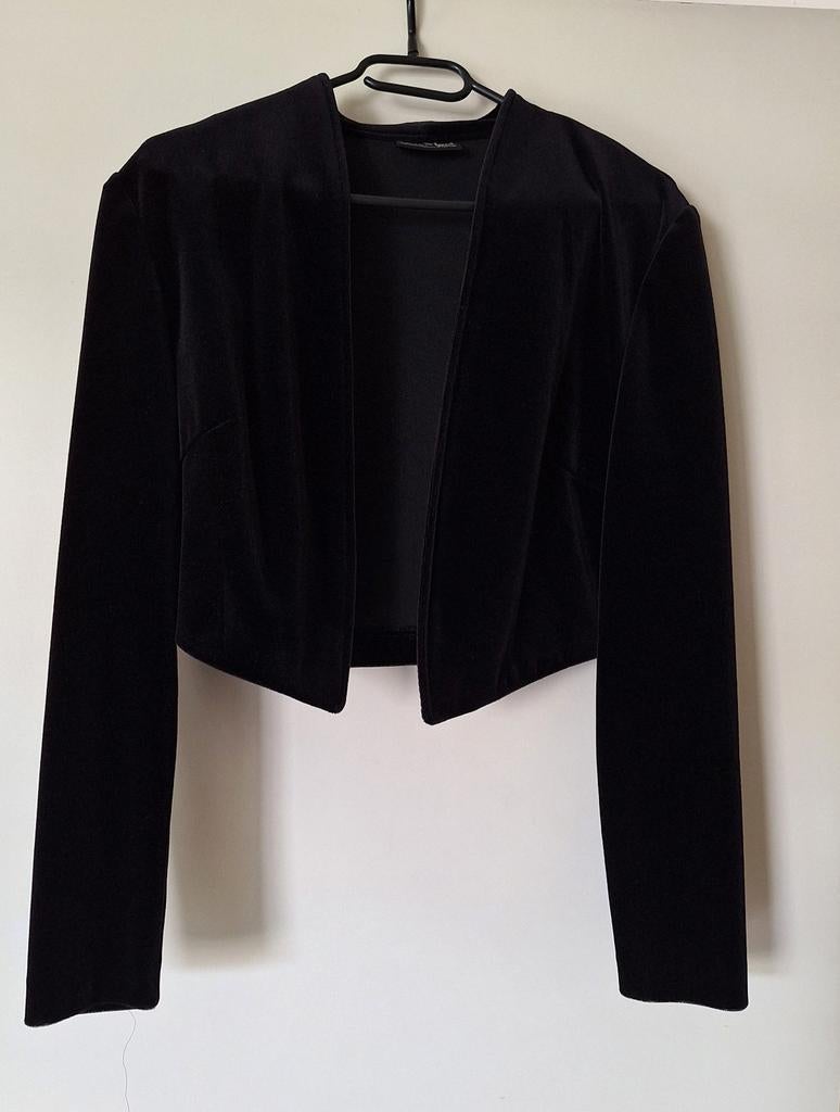 Zwart bolero jasje - Vera Mont (38), Zwart, Zo goed als nieuw, Jasje, Vera Mont