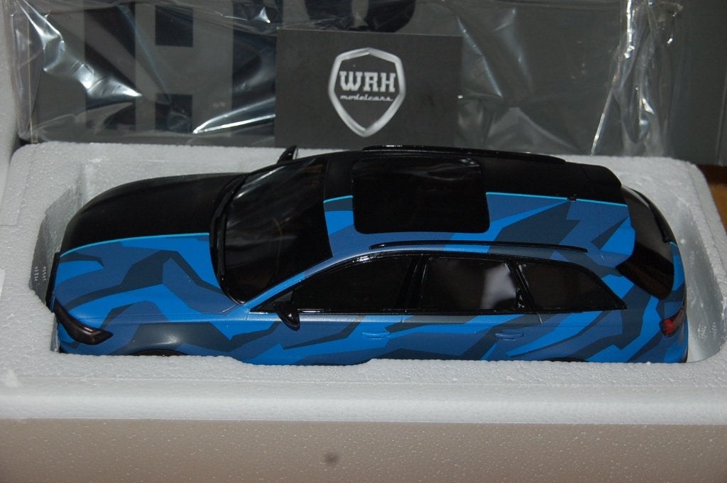 1:18 AUDI RS6 AVANT CAMOUFLAGE GT spirit GT799 WRH, Verzenden, Zo goed als nieuw, Auto, Overige merken