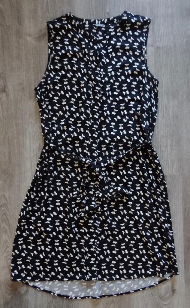 Zwarte mouwloze jurk met knopen Hema maat L, Kleding | Dames, Jurken, Zwart, Maat 42/44 (L), Ophalen of Verzenden, Knielengte
