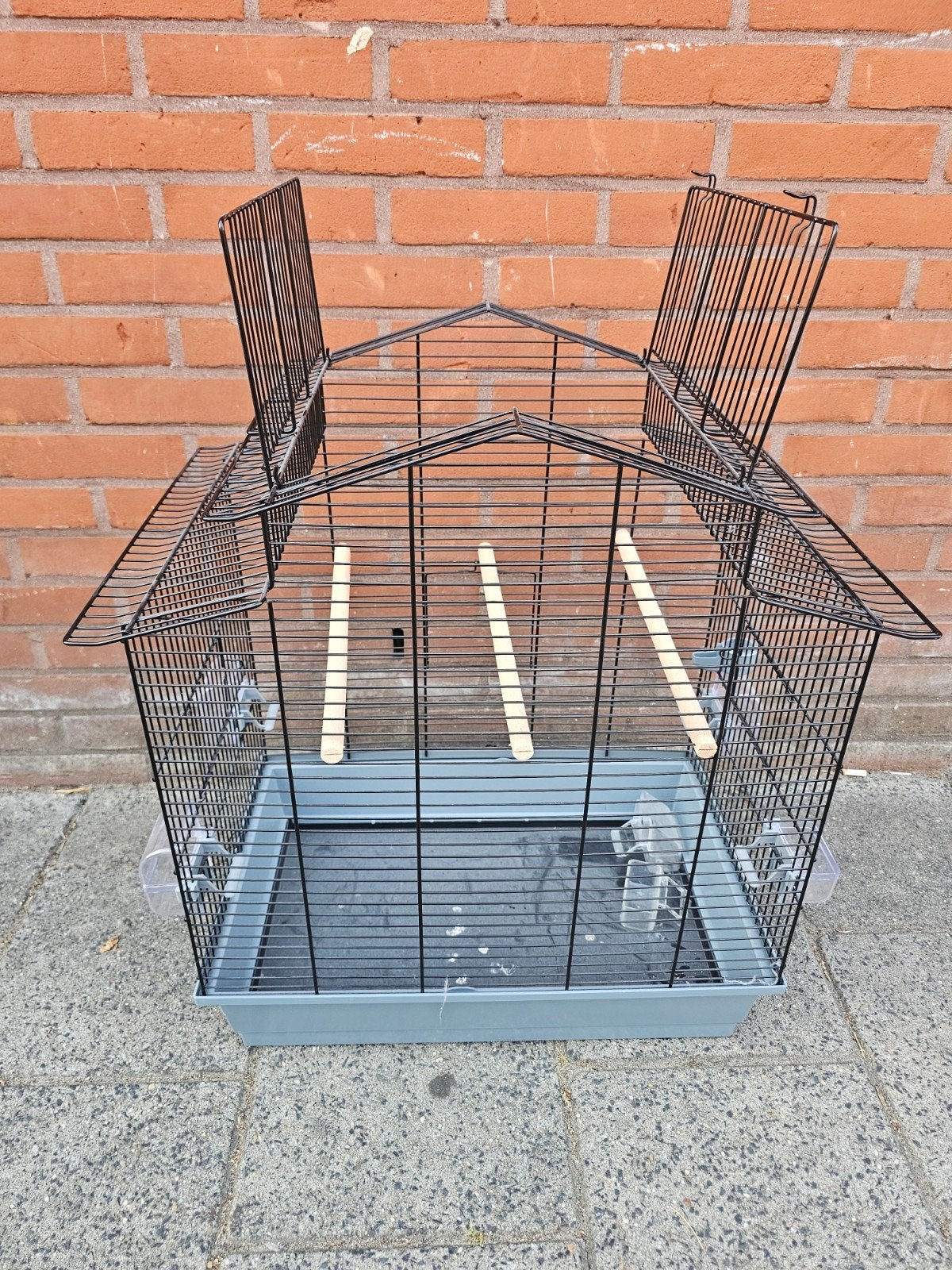 Vogel kooi, Ophalen, Zo goed als nieuw, Metaal, Vogelkooi