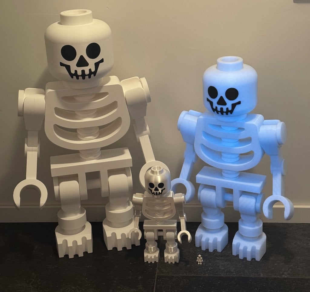 Mega skelet minifig 3 maten, Ophalen of Verzenden, Nieuw