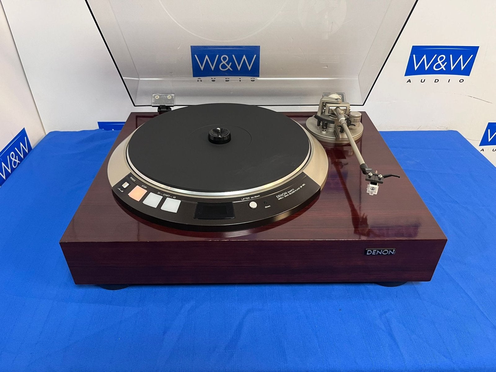 Denon DP-60L Direct-Drive Platenspeler - Hoogglans Hout