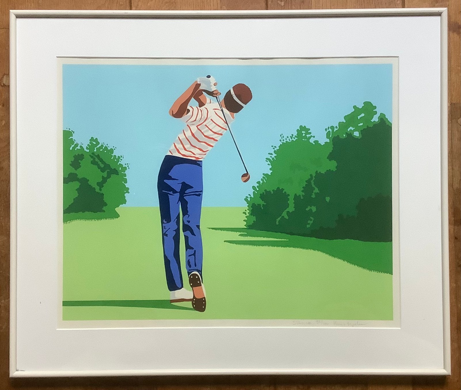 Golf, afslag, tee-off, Huub Lepelaar, sport, club, signatuur, Ophalen