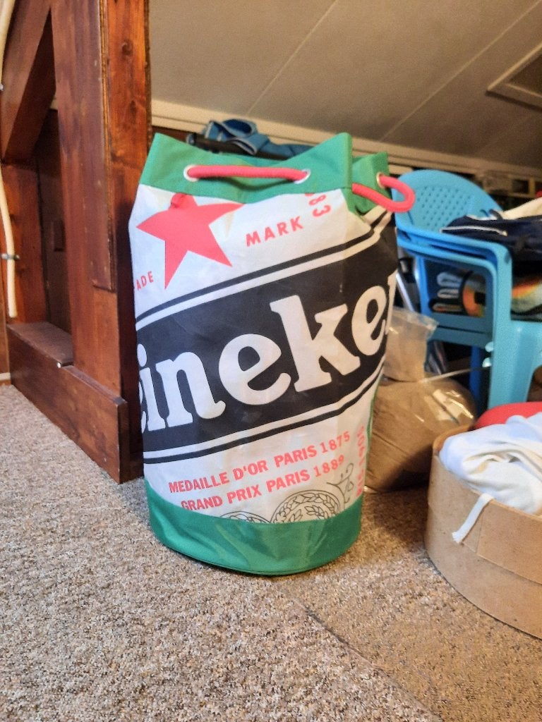 Plunje zak HEINEKEN, Ophalen of Verzenden, Gebruikt, 40 tot 60 cm, 30 cm of meer
