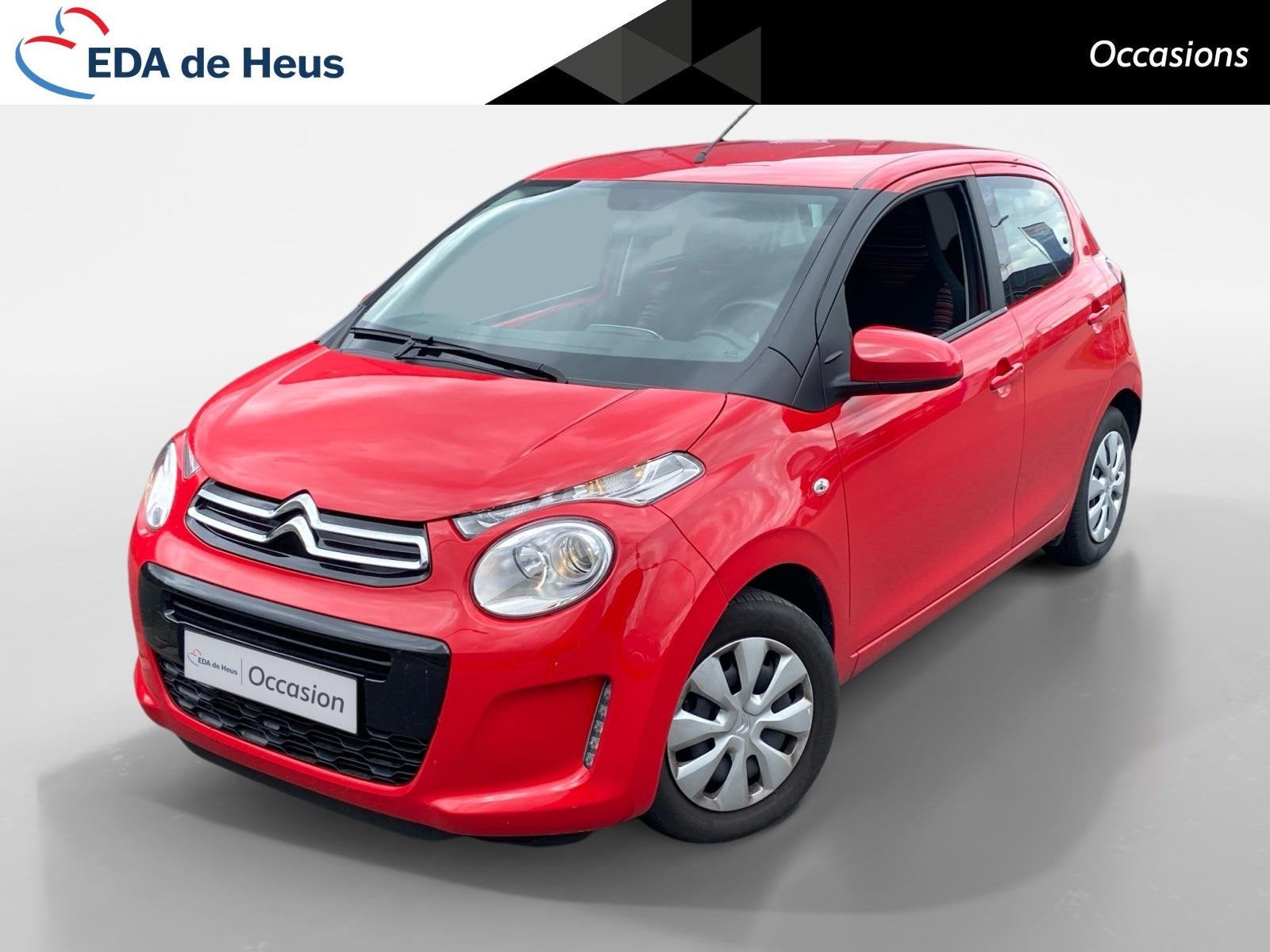 Citroen C1 1.0 e-VTi Feel | Airco | Stuurbediening | Bluetoo, Auto's, Citroën, Voorwielaandrijving, 12 maanden, Stof, Gebruikt