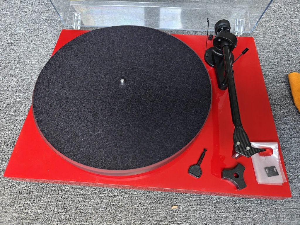 Pro-Ject Debut Carbon Esprit platenspeler + Ortofon element, Audio, Tv en Foto, Ophalen, Zo goed als nieuw, Platenspeler, Overige merken