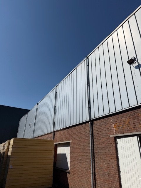 320 m² Damwandplaten / Stalen Profielplaten Grijze Wand, Ophalen, Gebruikt, Overige materialen