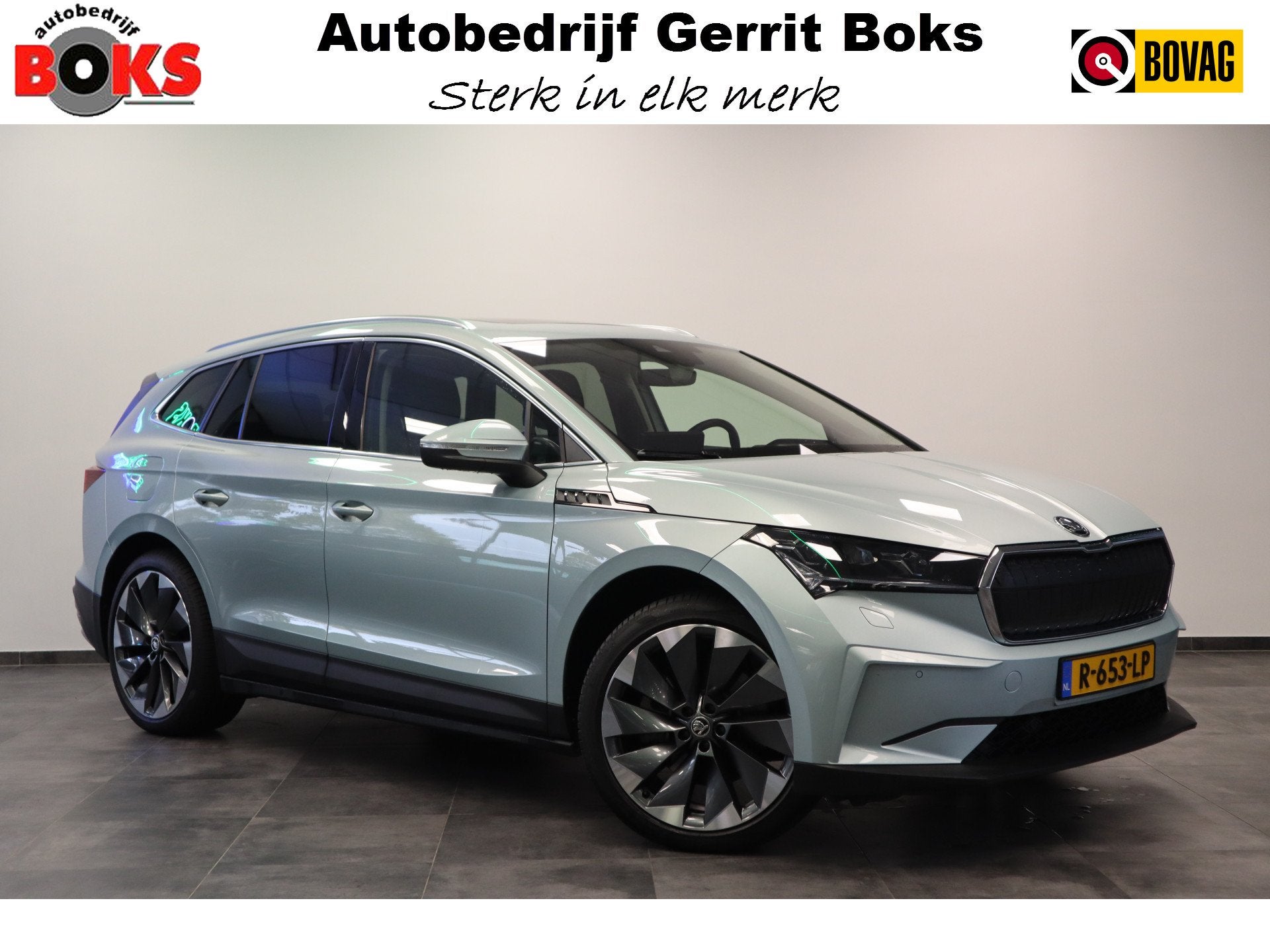 Skoda Enyaq iV 80 First Edition High Panoramadak HUD VCP Nav, Auto's, Automaat, Met garantie (alle), 510 km, 420 min