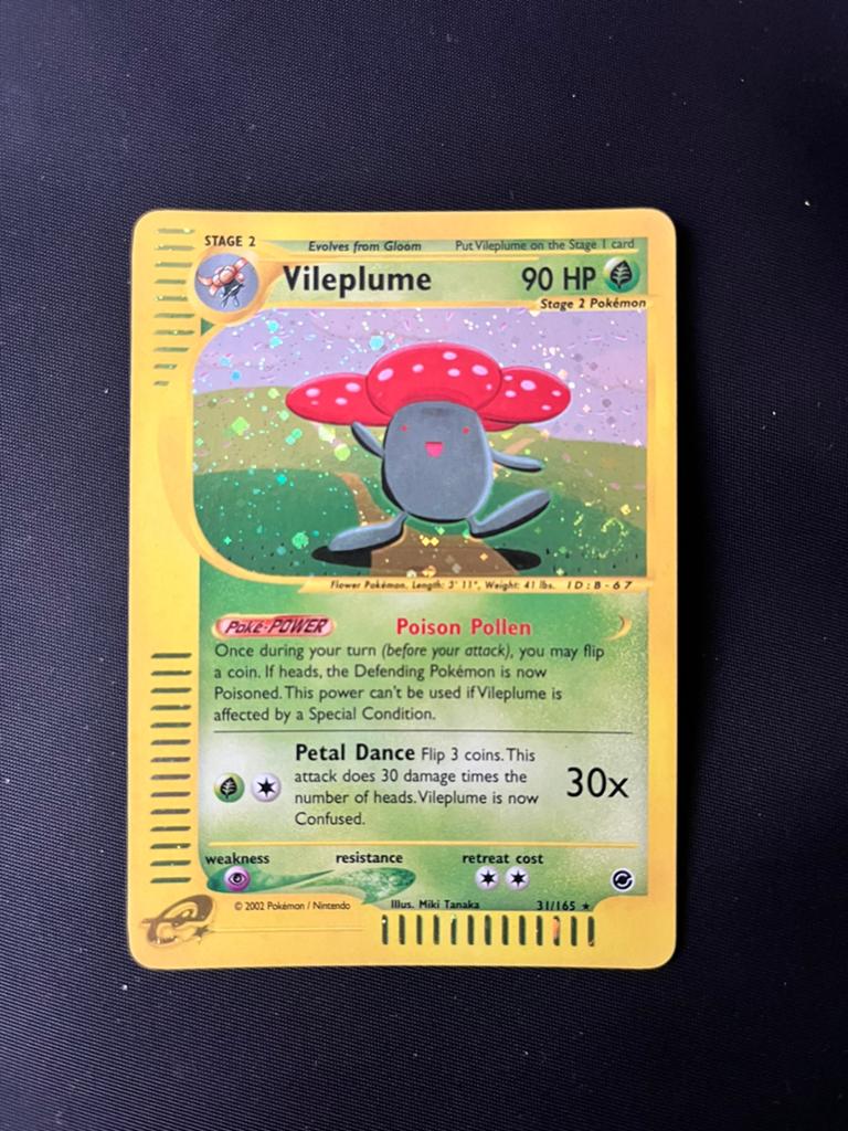 Vileplume #31 Pokemon Expedition, Ophalen of Verzenden, Gebruikt, Losse kaart