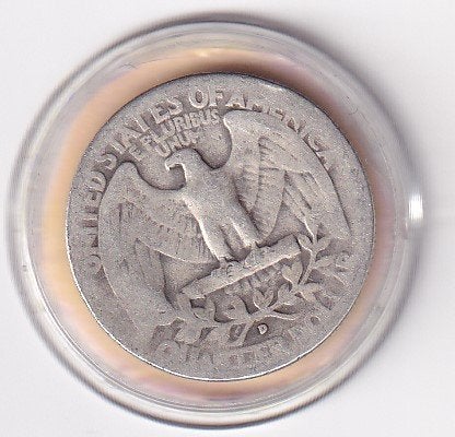 USA 1/4 Dollar 1943 D Zeer Goed, Verzenden, Noord-Amerika, Losse munt, Zilver