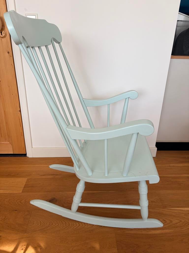 Retro Vintage Schommelstoel - Perfect voor Babykamer, Kinderen en Baby's, Kinderkamer | Tafels en Stoelen, Ophalen, Zo goed als nieuw