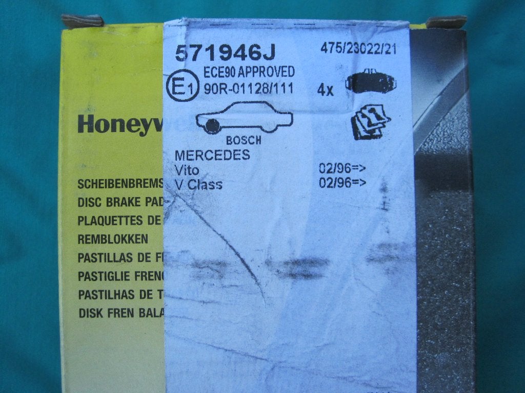 Mercedes Vito remblokken set en remschoen set W638 W639 W447, Ophalen of Verzenden, Nieuw, Universele onderdelen