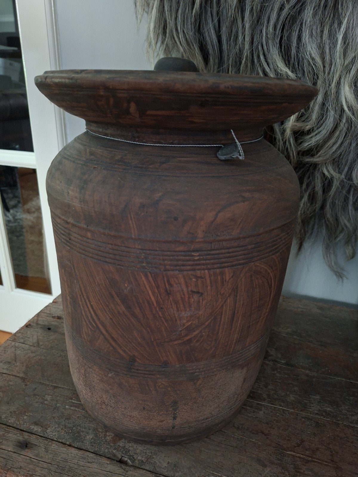 Prachtige grote Hoffz kruik, pot, Huis en Inrichting, Woonaccessoires | Vazen, Overige materialen, Overige kleuren, Nieuw, Ophalen of Verzenden