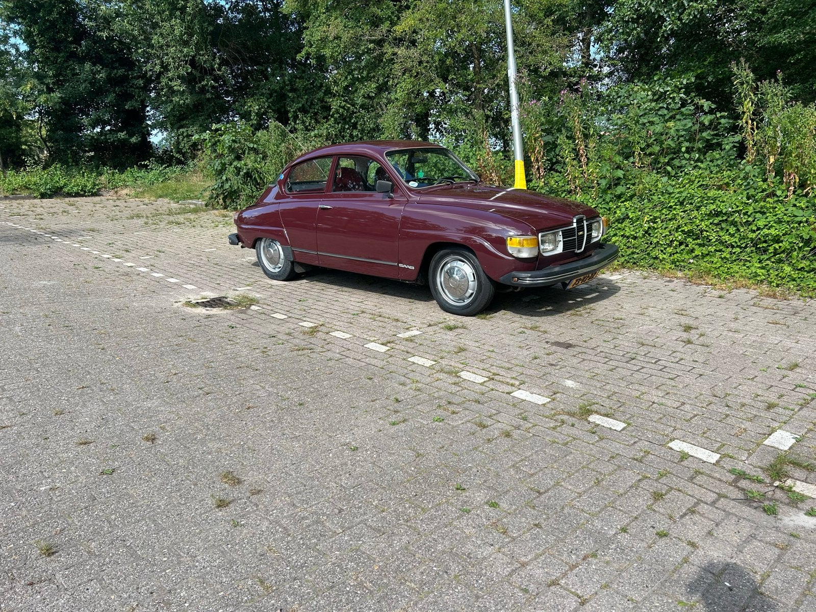Saab 96 V4 1978 Rood, LPG, Auto's, 4 cilinders, 68 pk, Origineel Nederlands, Handgeschakeld