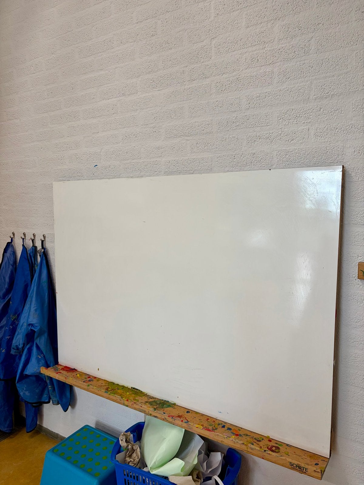 Verfbord, Ophalen