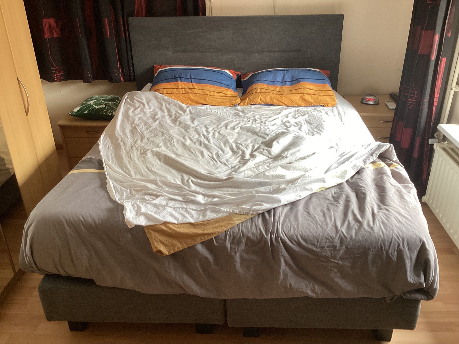 Tweepersoonsbed, Ophalen of Verzenden, Zo goed als nieuw, Tweepersoons, 160 cm