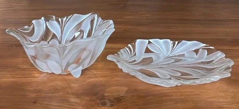 Mikasa Walther glas kristallen schalen, Antiek en Kunst, Antiek | Glas en Kristal, Ophalen of Verzenden